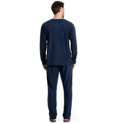 Pijama Masculino Longo Davi - Imagem 2 - Mobile