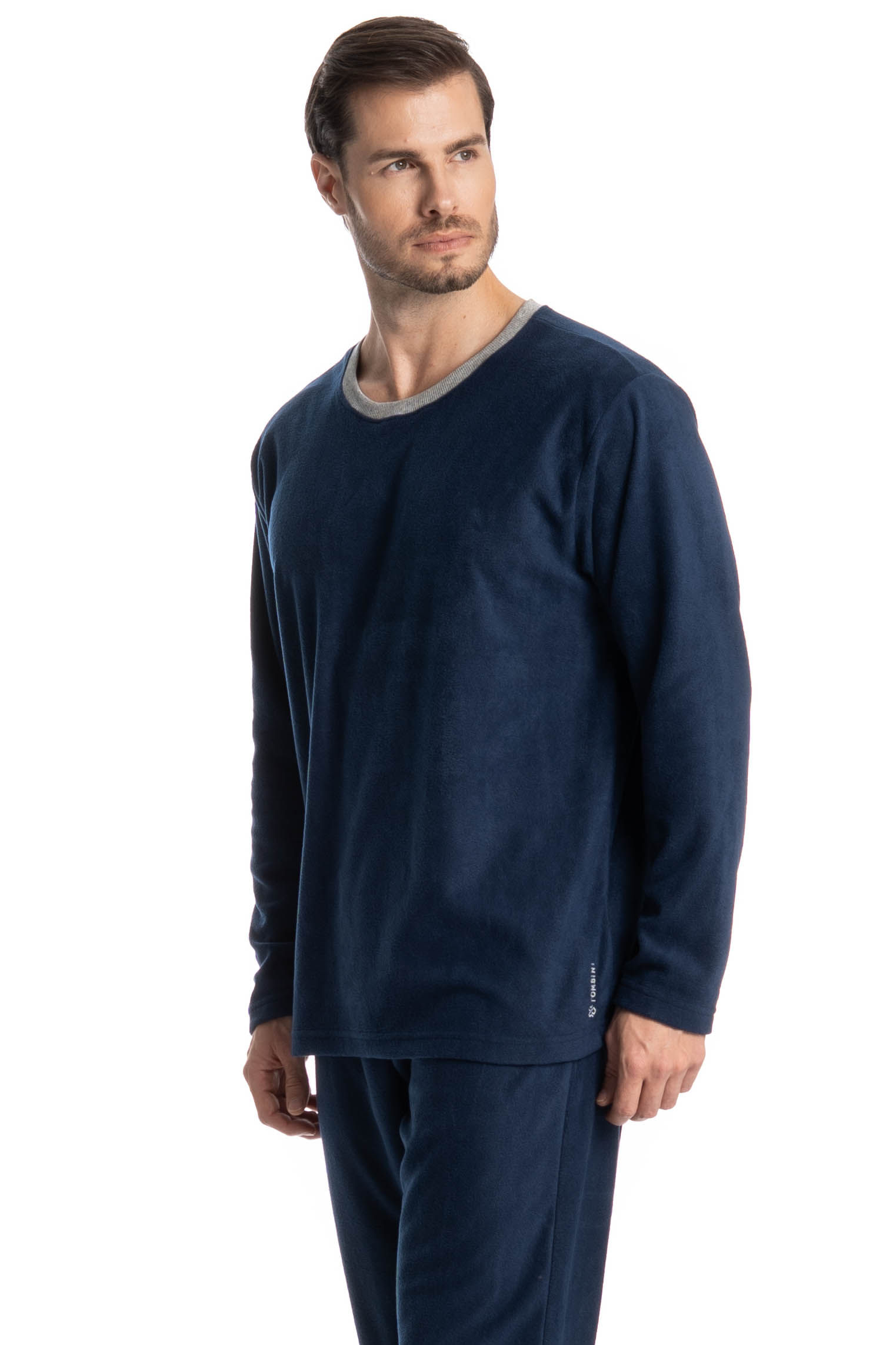 Pijama Masculino Longo Davi - Imagem 3 - Mobile