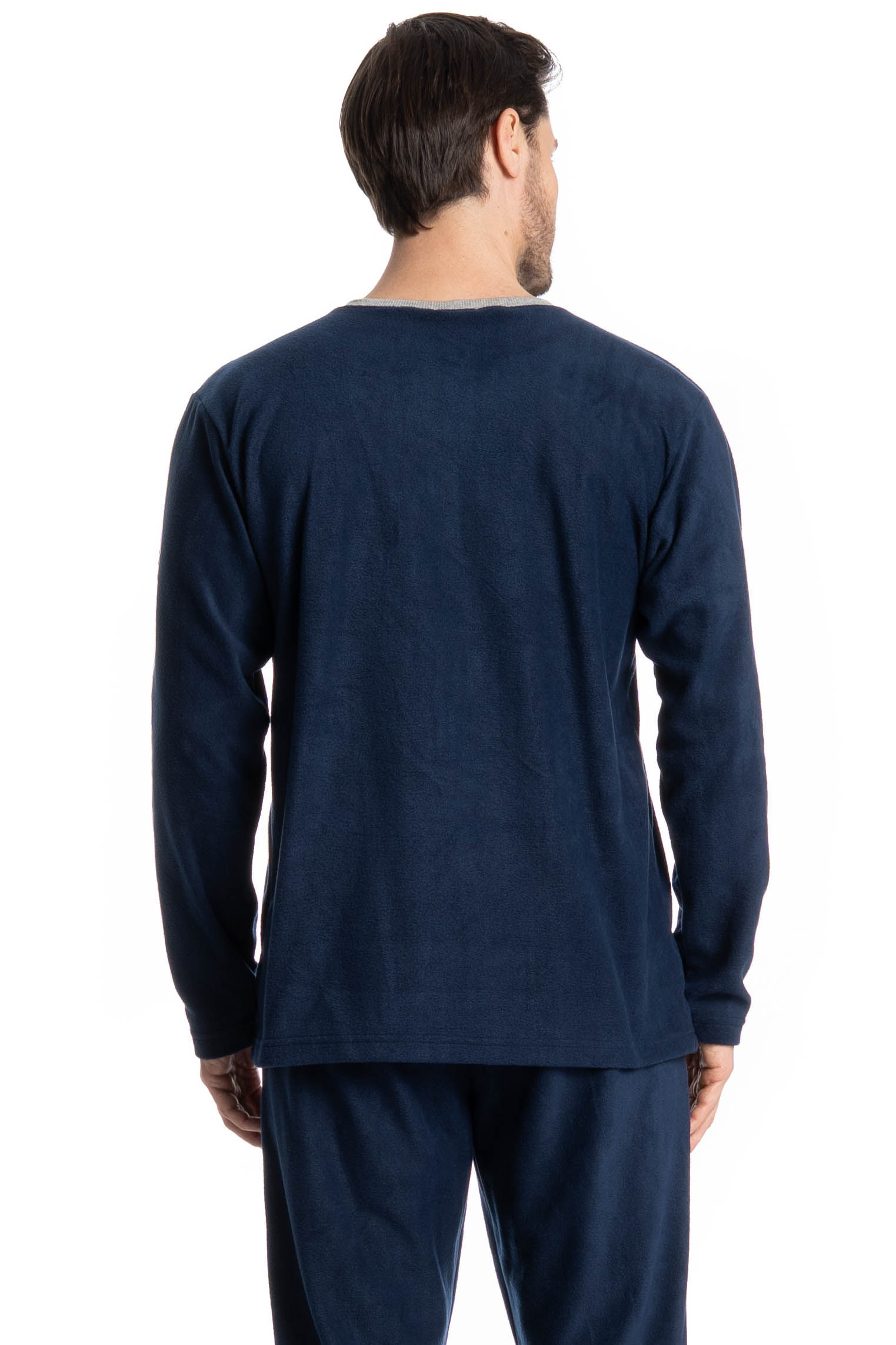 Pijama Masculino Longo Davi - Imagem 4 - Mobile