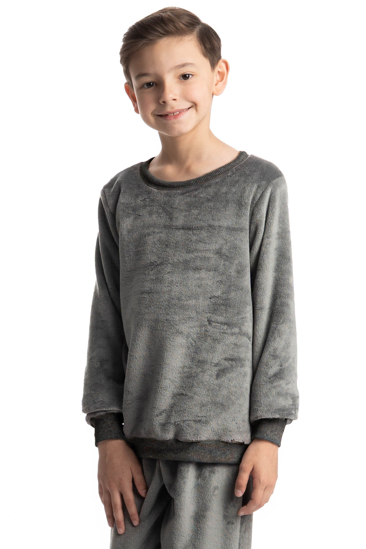 Pijama Infantil Masculino Longo Thales - Imagem 3 - Mobile