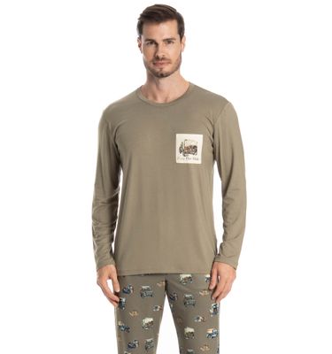 Pijama Masculino Longo Ride - Imagem 3 - Mobile