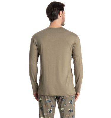 Pijama Masculino Longo Ride - Imagem 4 - Mobile