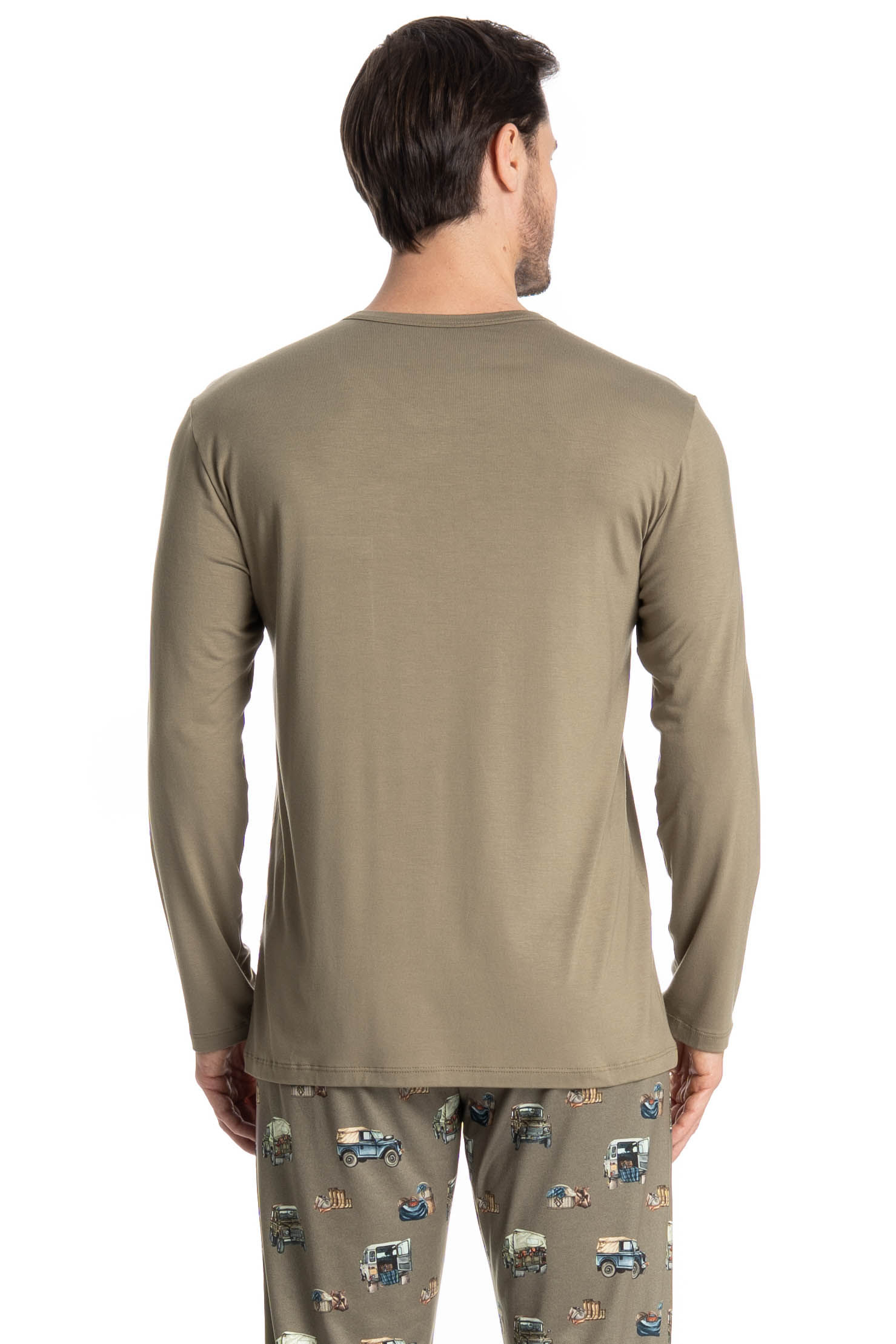 Pijama Masculino Longo Ride - Imagem 4 - Mobile