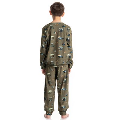 Pijama Infantil Longo Velvet Ride - Imagem 2 - Mobile