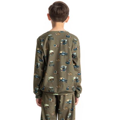 Pijama Infantil Longo Velvet Ride - Imagem 4 - Mobile