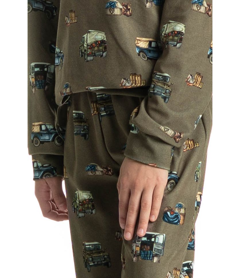 Pijama Infantil Longo Velvet Ride - Imagem 5 - Desktop