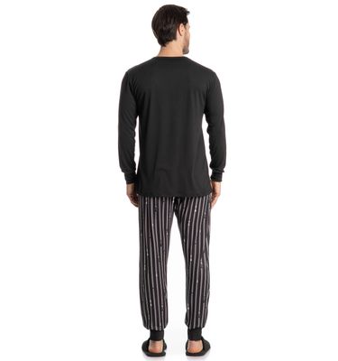 Pijama Longo Masculino Xadrez - Imagem 2 - Mobile