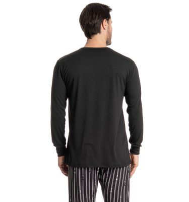 Pijama Longo Masculino Xadrez - Imagem 4 - Mobile