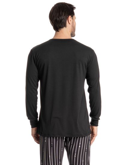 Pijama Longo Masculino Xadrez - Imagem 4 - Desktop