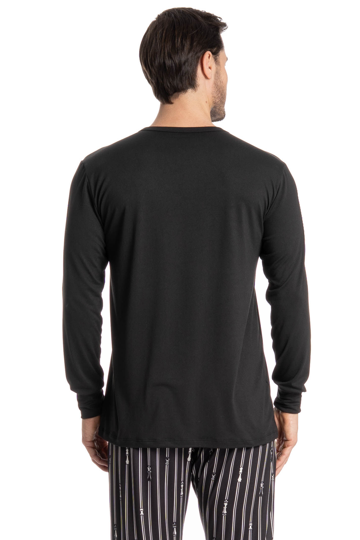 Pijama Longo Masculino Xadrez - Imagem 4 - Mobile