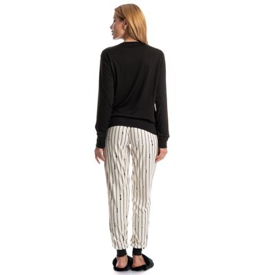 Pijama Feminino Longo Xadrez - Imagem 2 - Mobile