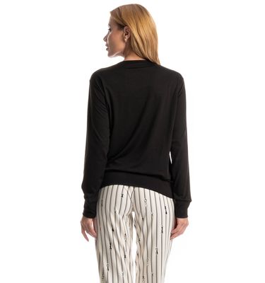Pijama Feminino Longo Xadrez - Imagem 4 - Mobile