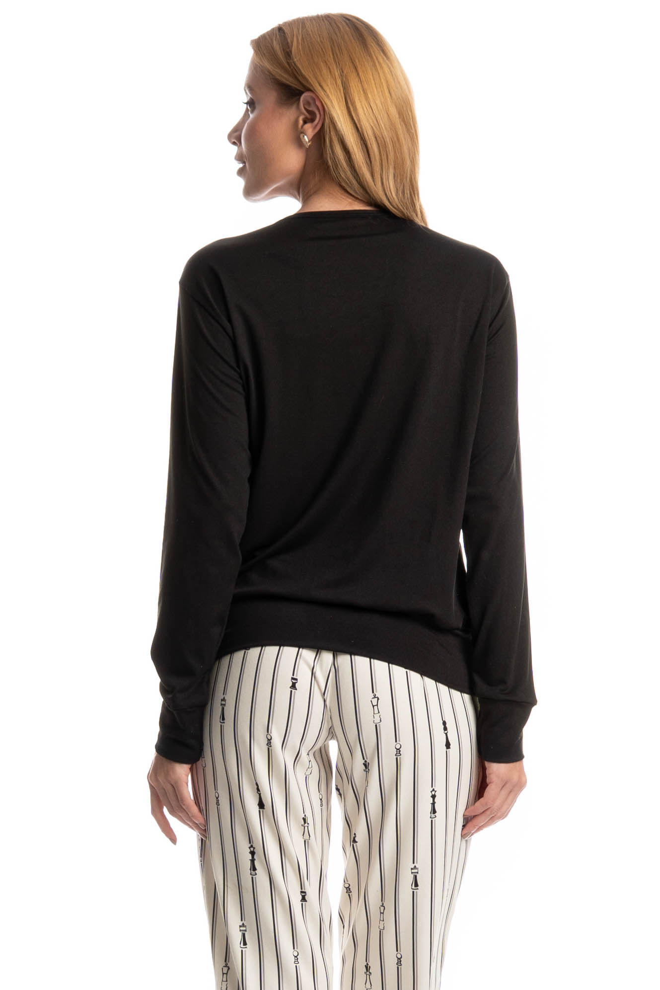 Pijama Feminino Longo Xadrez - Imagem 4 - Mobile