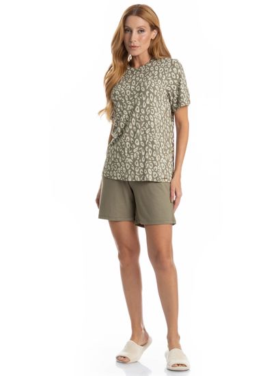 Pijama Feminino Shortão Luana - Imagem 3 - Desktop