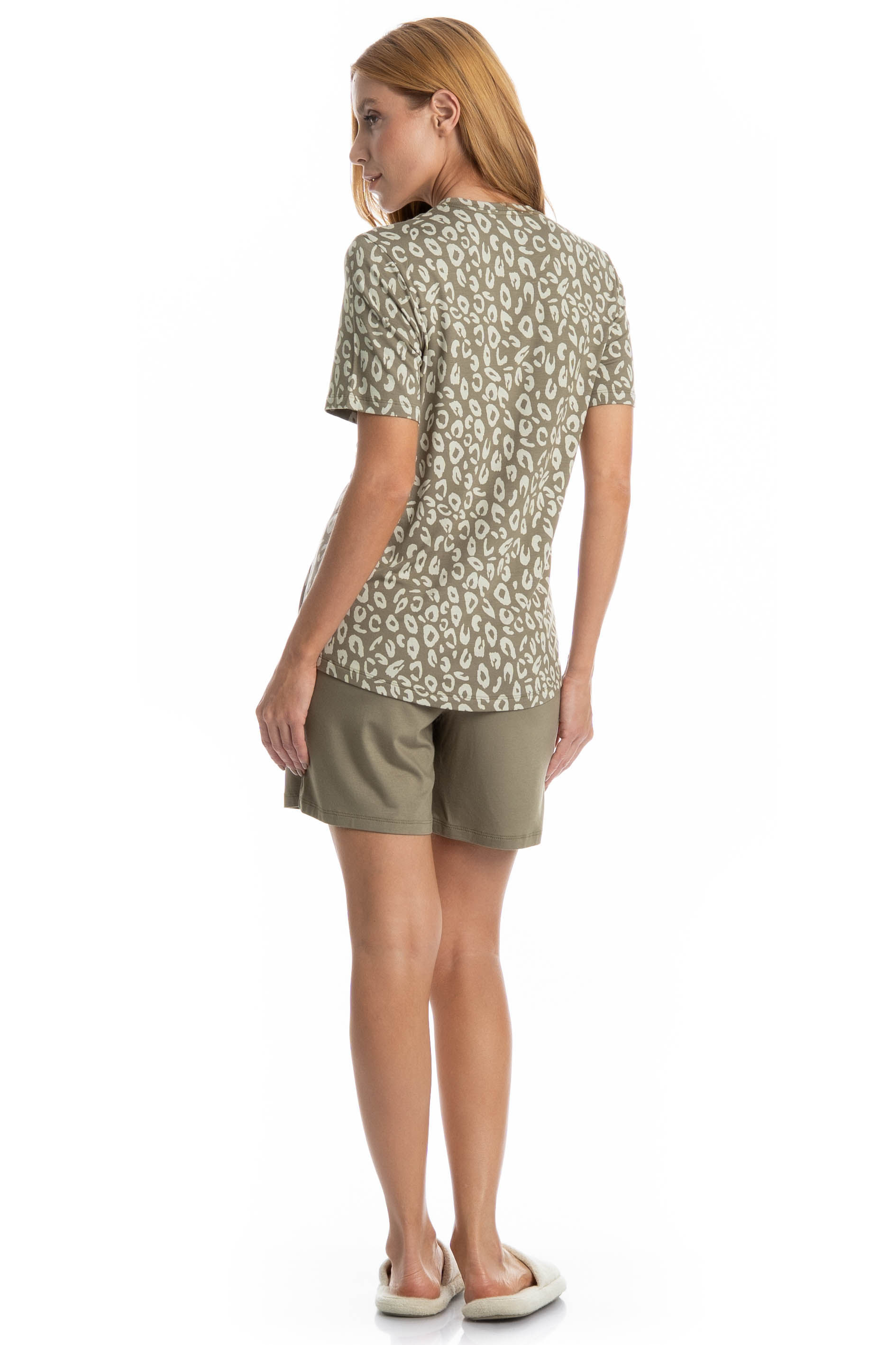 Pijama Feminino Shortão Luana - Imagem 4 - Mobile