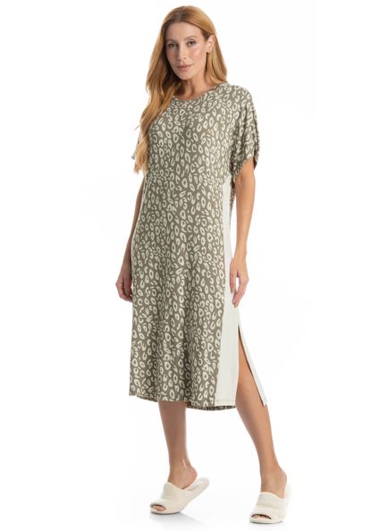 Camisão Feminino Midi Luana Verde - Imagem 1