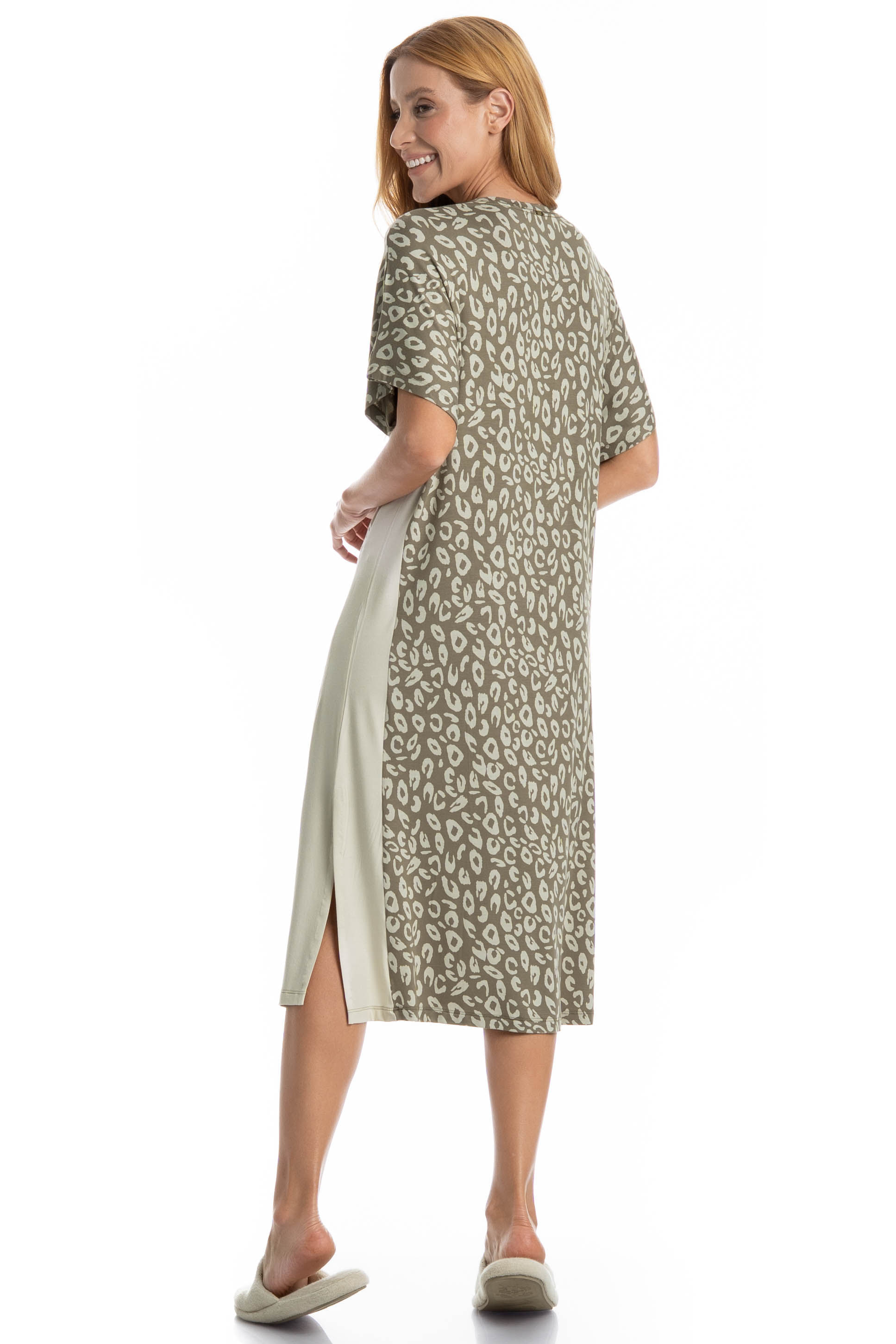 Camisão Feminino Midi Luana Verde - Imagem 2