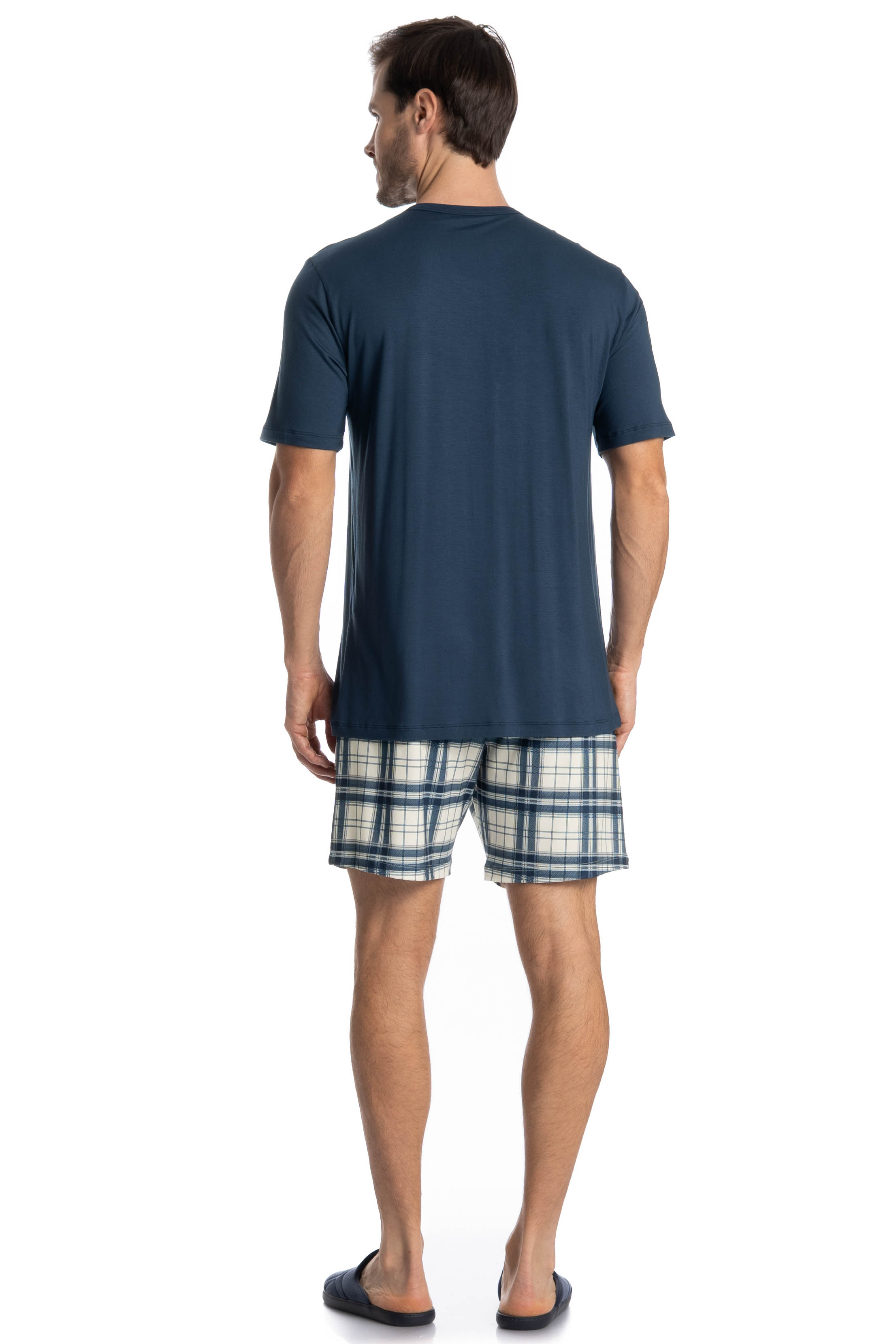 Pijama Masculino Curto Alessandro - Imagem 4 - Mobile