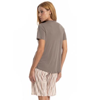Pijama Feminino Bermuda Gisele - Imagem 2 - Mobile