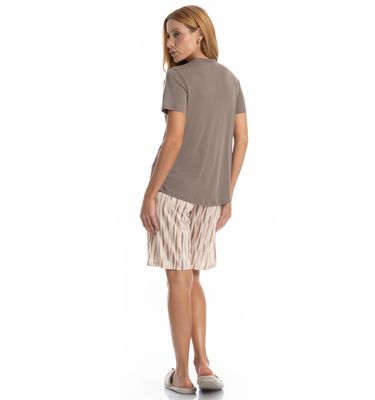Pijama Feminino Bermuda Gisele - Imagem 4 - Mobile