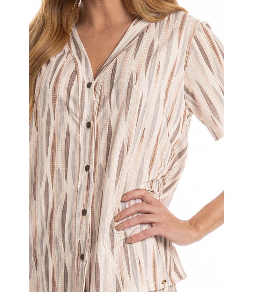 Pijama Feminino Americano Pescador Gisele - Imagem 5 - Desktop