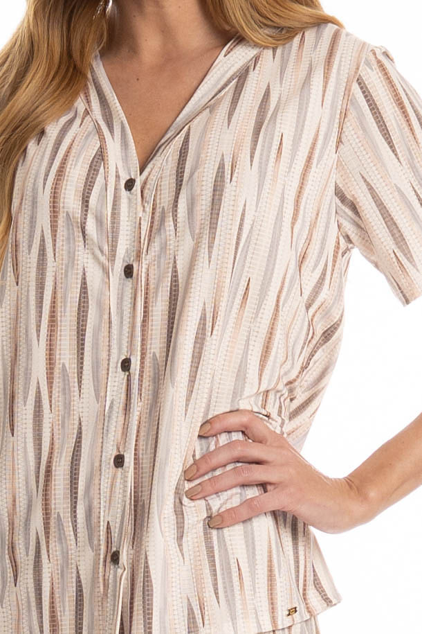 Pijama Feminino Americano Pescador Gisele - Imagem 5 - Mobile