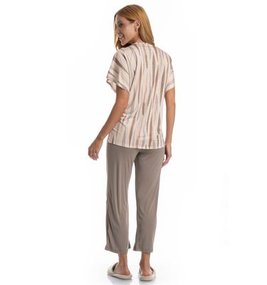 Pijama Feminino Capri Gisele - Imagem 2 - Mobile