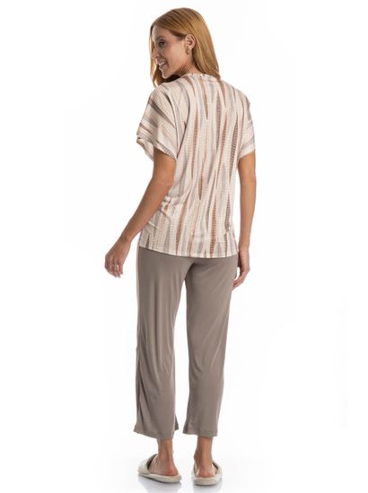 Pijama Feminino Capri Gisele - Imagem 2 - Desktop