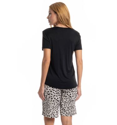 Pijama Feminino Bermuda Betina - Imagem 2 - Mobile