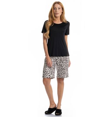 Pijama Feminino Bermuda Betina - Imagem 3 - Mobile