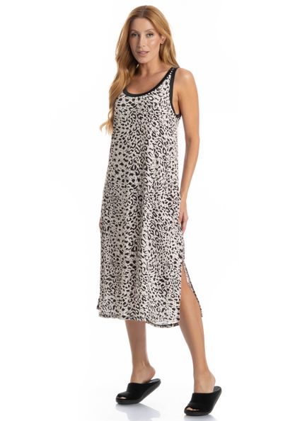 Vestido Midi Regata Betina Preto - Imagem 1