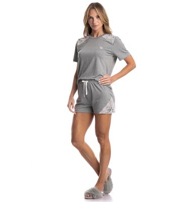Pijama Feminino Curto Erica - Imagem 3 - Mobile