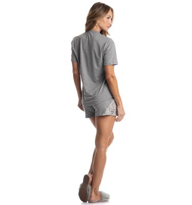 Pijama Feminino Curto Erica - Imagem 4 - Mobile