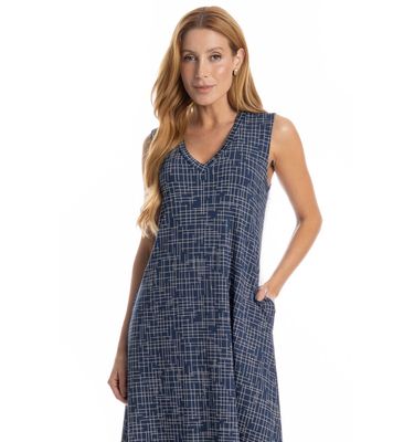 Vestido Midi Regata Com Bolso Thais - Imagem 3 - Mobile