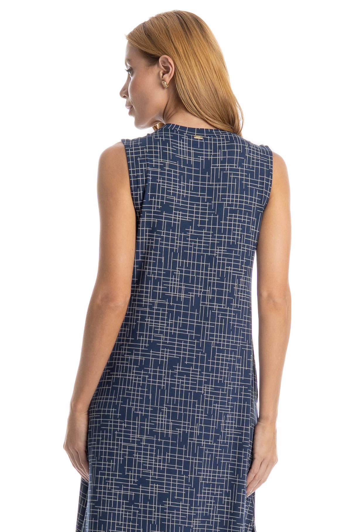 Vestido Midi Regata Com Bolso Thais - Imagem 4 - Mobile