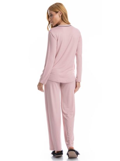 Pijama Feminino Longo Giu - Imagem 2 - Desktop