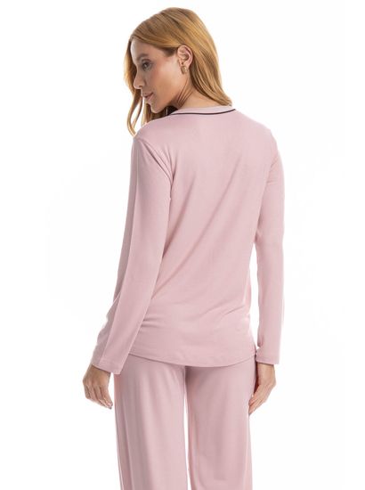 Pijama Feminino Longo Giu - Imagem 4 - Desktop
