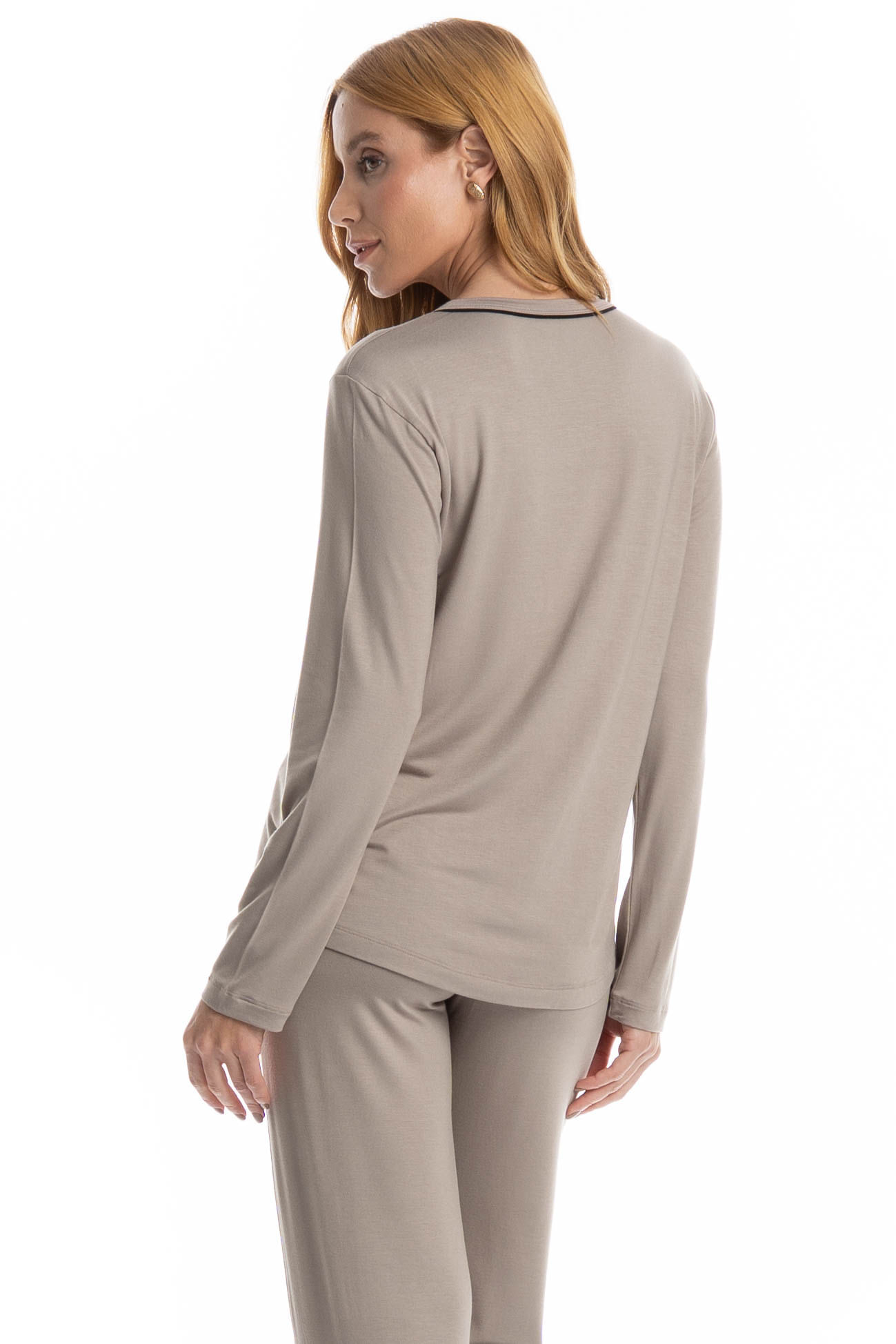 Pijama Feminino Longo Giu - Imagem 4 - Mobile