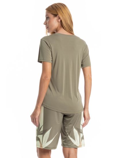 Pijama Feminino Bermuda Rafaela - Imagem 2 - Desktop