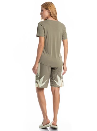 Pijama Feminino Bermuda Rafaela - Imagem 4 - Desktop