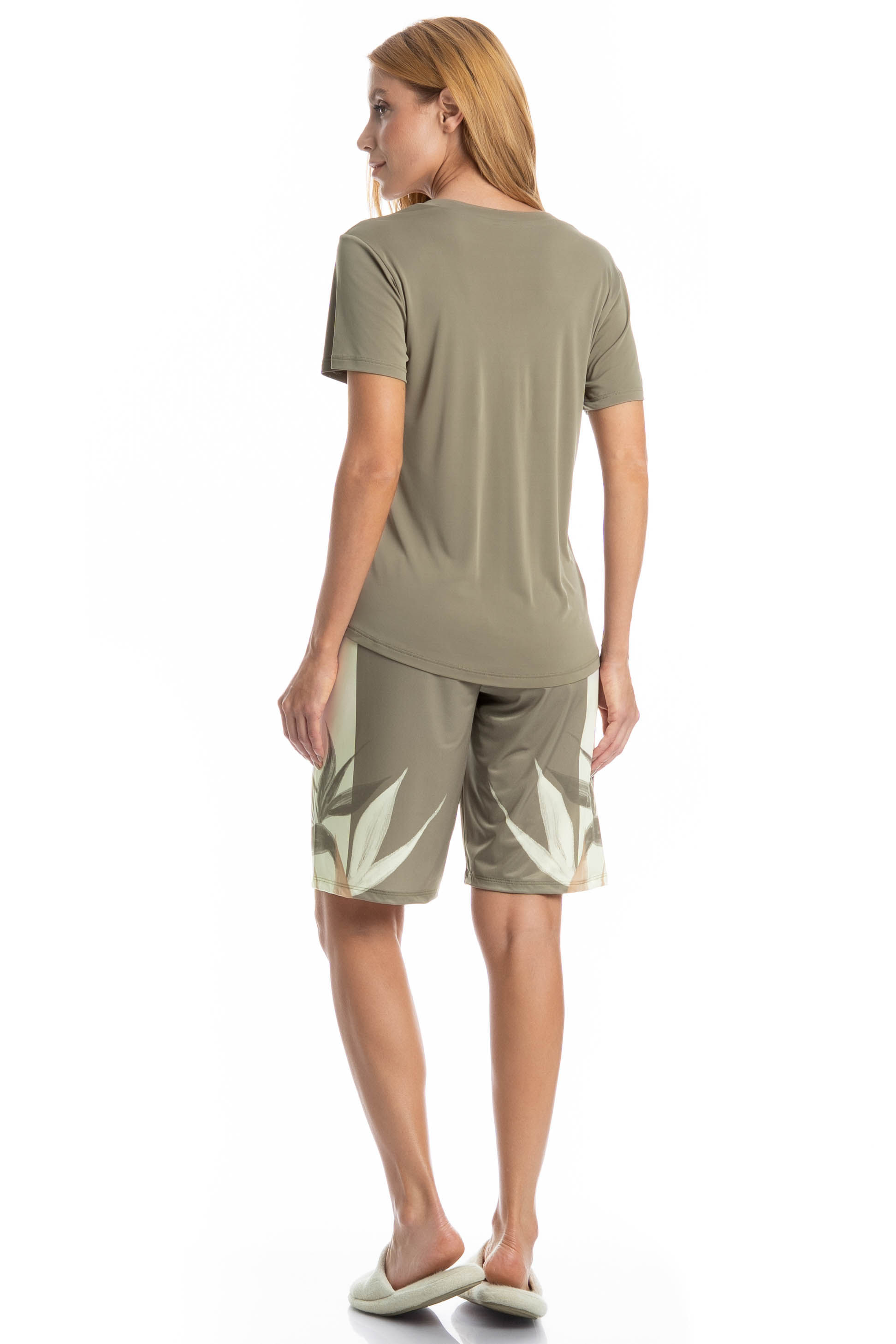 Pijama Feminino Bermuda Rafaela - Imagem 4 - Mobile