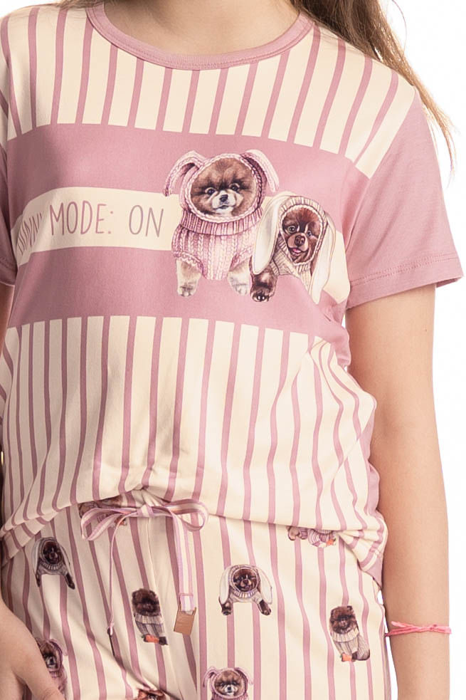 Pijama Infantil Curto Lyla Bunny - Imagem 5 - Mobile
