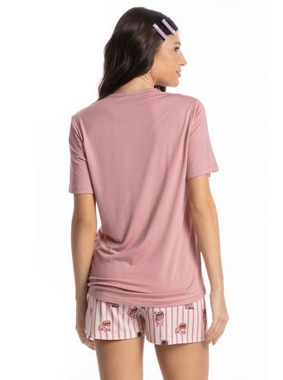 Pijama Feminino Curto Lyla Bunny - Imagem 2 - Desktop