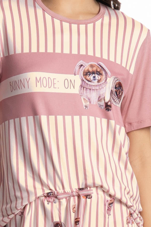 Pijama Feminino Curto Lyla Bunny - Imagem 5 - Mobile