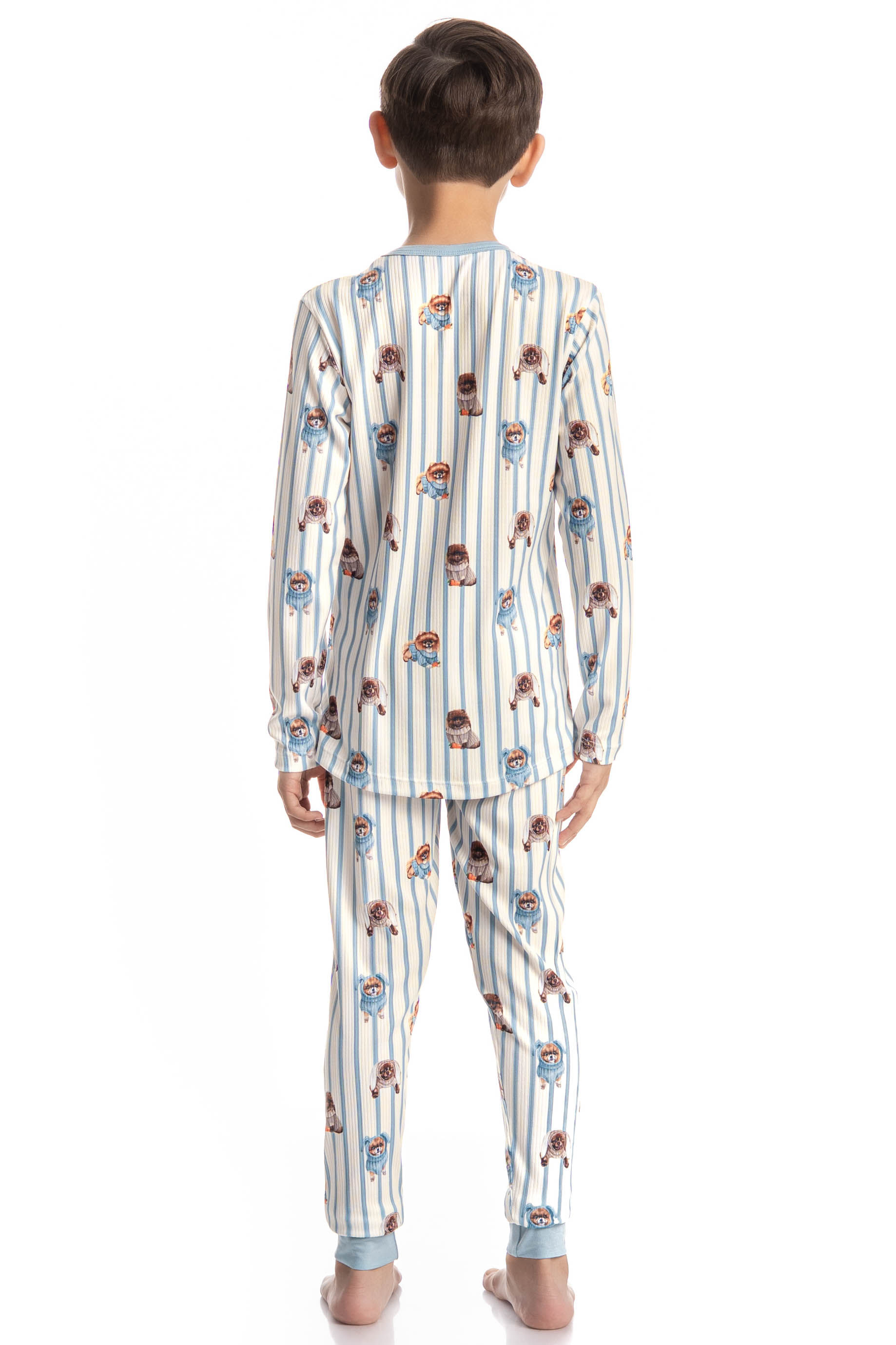Pijama Infantil Masculino Slim Lyla Bunny Branco - Imagem 2