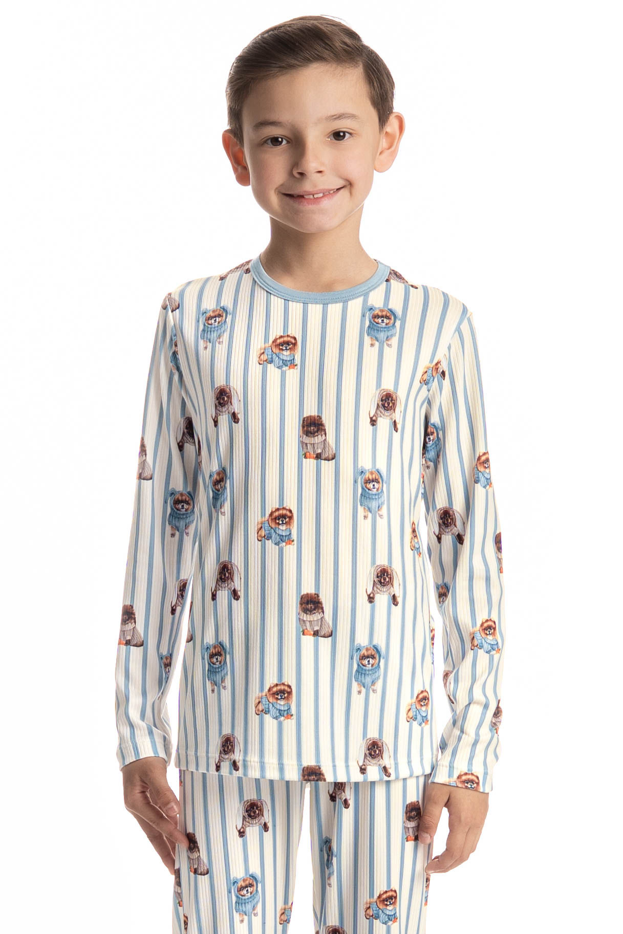 Pijama Infantil Masculino Slim Lyla Bunny - Imagem 3 - Mobile