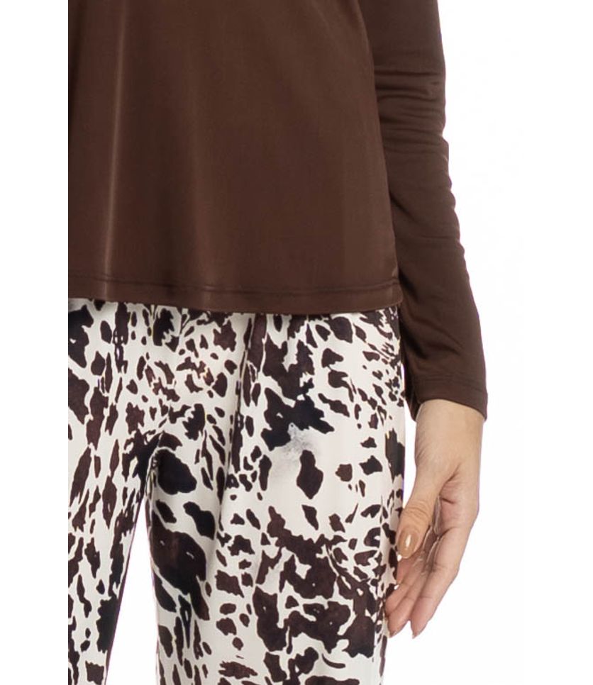 Pijama Feminino Longo Lorena - Imagem 5 - Desktop