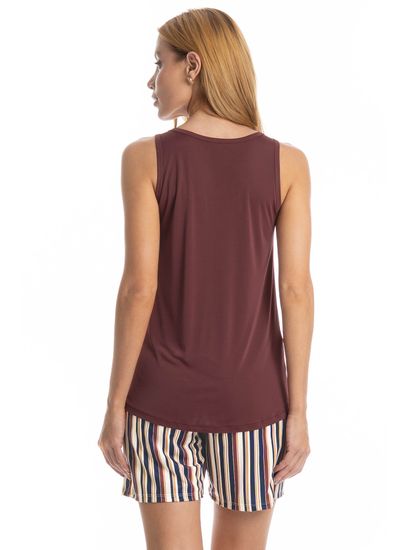 Pijama Feminino Shortão Regata Maya - Imagem 2 - Desktop