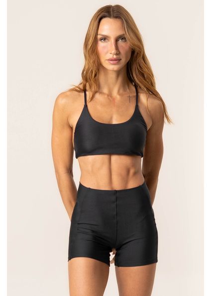 Shorts Curto Invisible Slim Shape Elevate Vivame Preto - Imagem 1