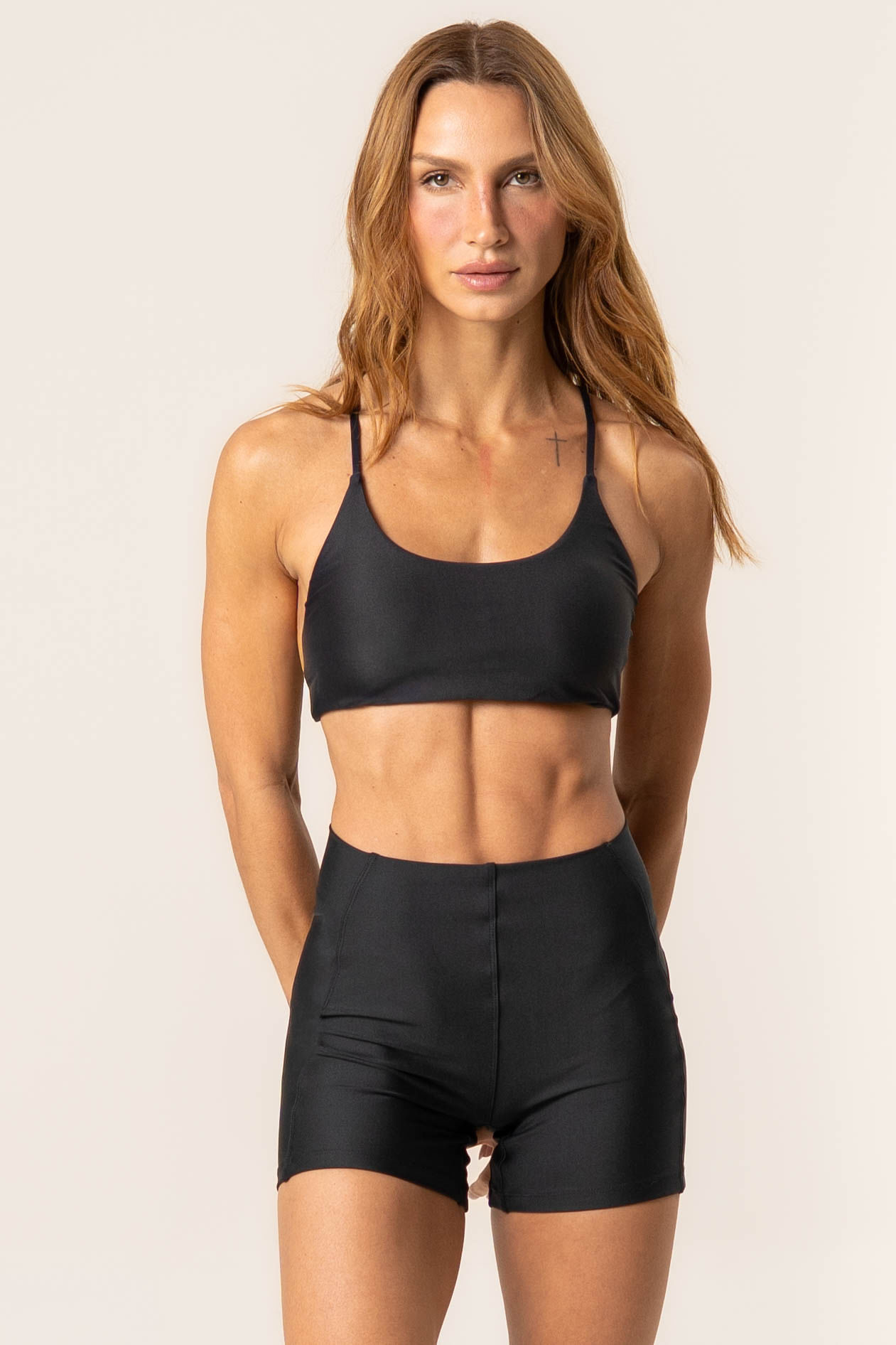 Shorts Curto Invisible Slim Shape Elevate Vivame Preto - Imagem 1